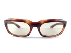 Vintage Ray Ban Chalet 1960's Mid Century Brown Lenses USA Sunglasses