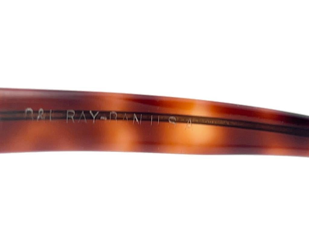 Ray Ban Chalet 1960''s Braune Mid-Century-Sonnenbrille mit Linsen USA im Angebot 1