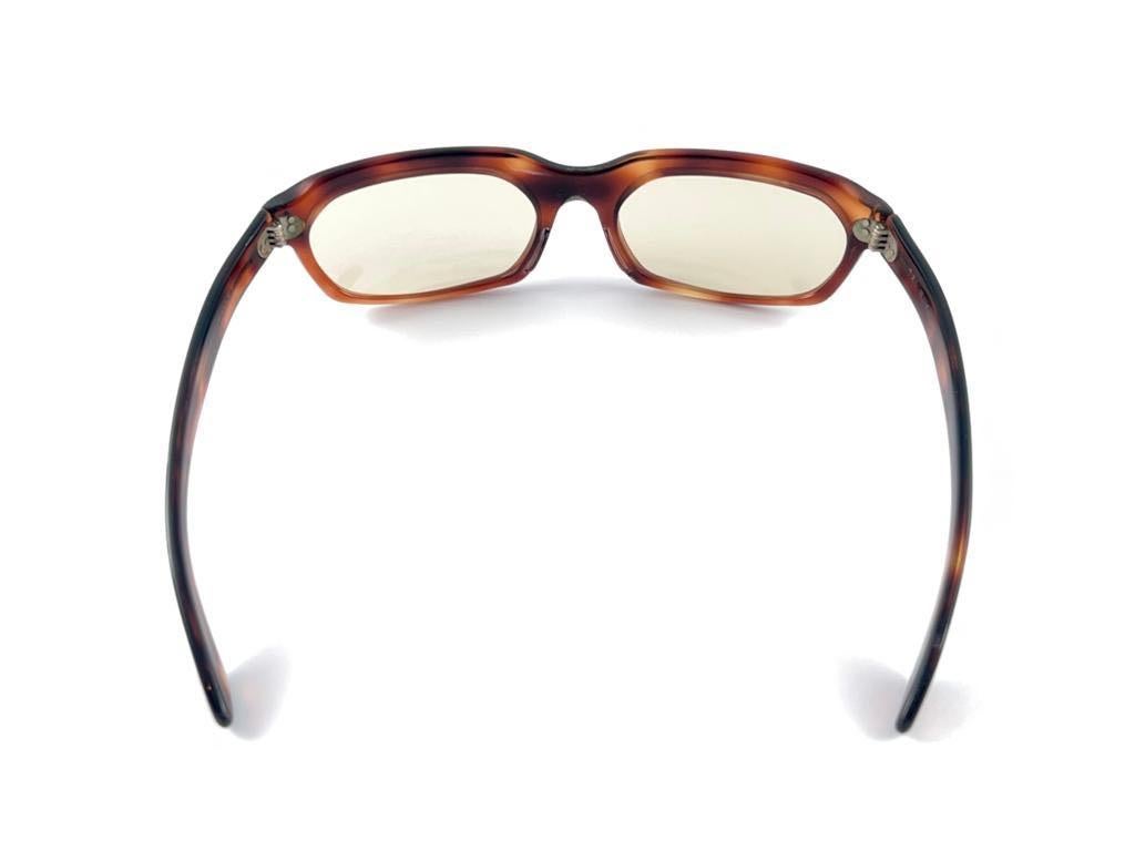 Ray Ban Chalet 1960''s Braune Mid-Century-Sonnenbrille mit Linsen USA im Angebot 2