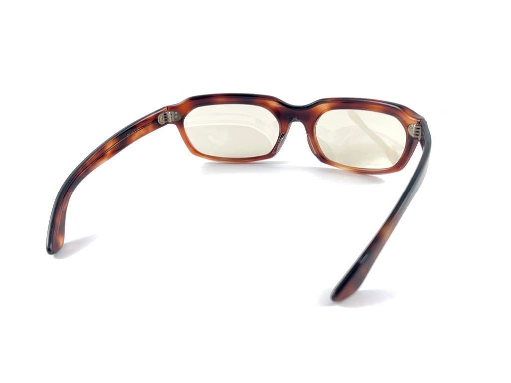 Ray Ban Chalet 1960''s Braune Mid-Century-Sonnenbrille mit Linsen USA im Angebot 4