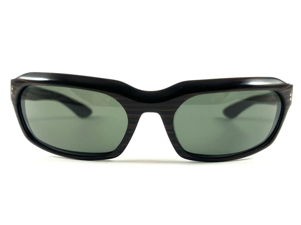 Vintage Ray Ban Chalet Brown 1960er Jahre Mitte Jahrhundert G15 Gläser USA Sonnenbrille im Zustand „Hervorragend“ im Angebot in Baleares, Baleares