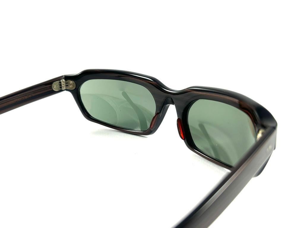 Vintage Ray Ban Chalet Brown 1960er Jahre Mitte Jahrhundert G15 Gläser USA Sonnenbrille für Damen oder Herren im Angebot
