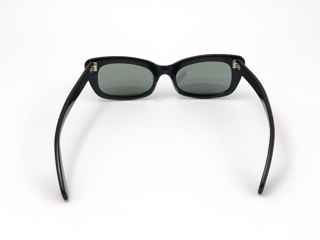  Vintage Ray Ban Chase Rot & Schwarz 1960er Jahre Mitte Jahrhundert G15 Gläser USA Sonnenbrille im Angebot 7