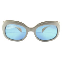 Lunettes de soleil bleues