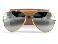 Vintage Ray Ban Double Gradient Gold Outdoorsman 62mm Collectors USA Sunglasses