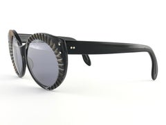 Vintage Ray Ban " Fireworks "  1960's  Mid Century Black  B&L USA Sunglasses