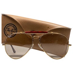 Vintage Ray Ban Outdoorsman Tortuga 62Mm Wechselgläser B&L Sonnenbrille 1980