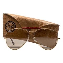 Vintage Ray Ban Outdoorsman Tortuga 62Mm Changeable Lenses B&L Sunglasses 1980