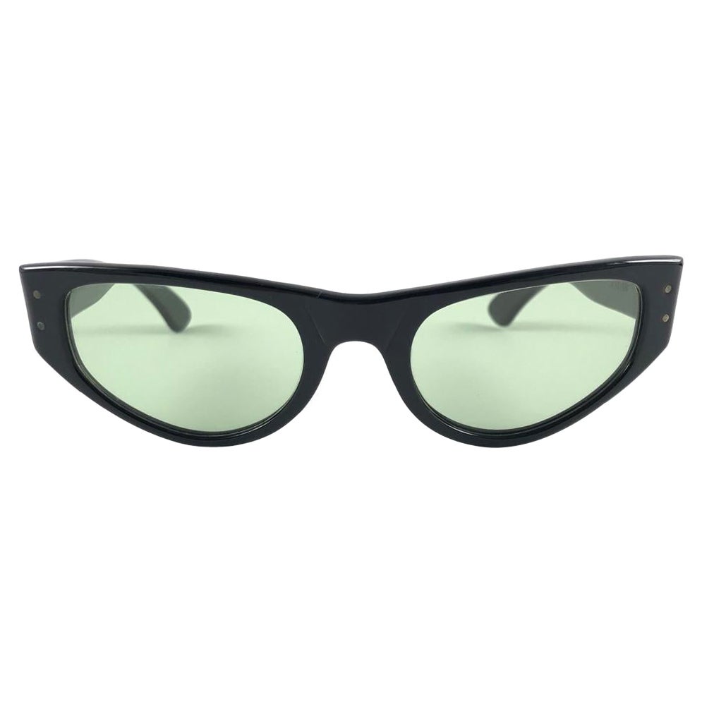 Vintage Ray-Ban Playtime Black  Lunettes de soleil USA 1960's Mid Century G15 Lenses