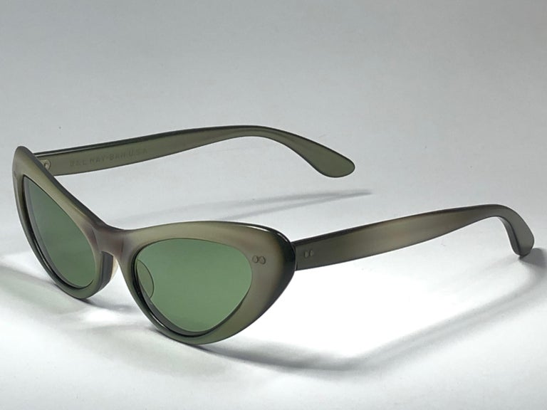 Vintage Ray Ban Polyanna Cat Eye 1950 Mid Century  B&L USA Sunglasses In Good Condition For Sale In Amsterdam, Noord Holland