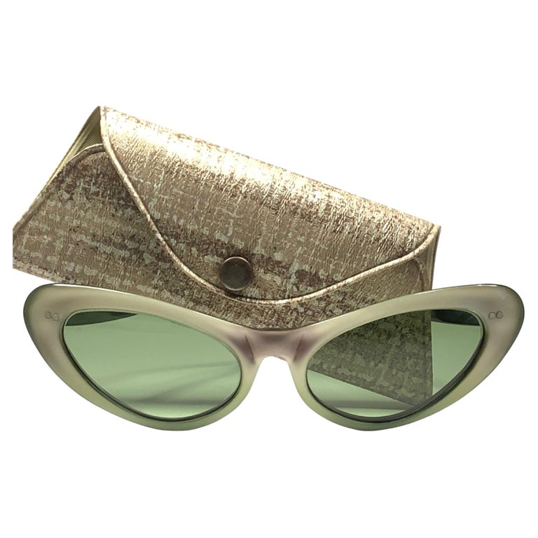 Vintage Ray Ban Polyanna Cat Eye 1950 Mid Century B&L USA Sunglasses For  Sale at 1stDibs