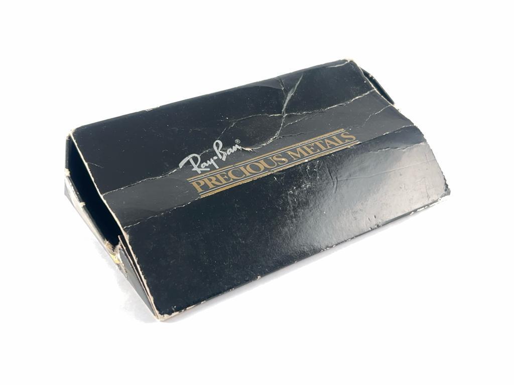 Vintage Ray Ban Precious Metals 24k Black & Gold B&L Outdoorsman 62' Sunglasses 5