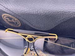 Vintage Ray Ban Precious Metals 24K Gold & Black Shooter Full Set USA Sunglasses