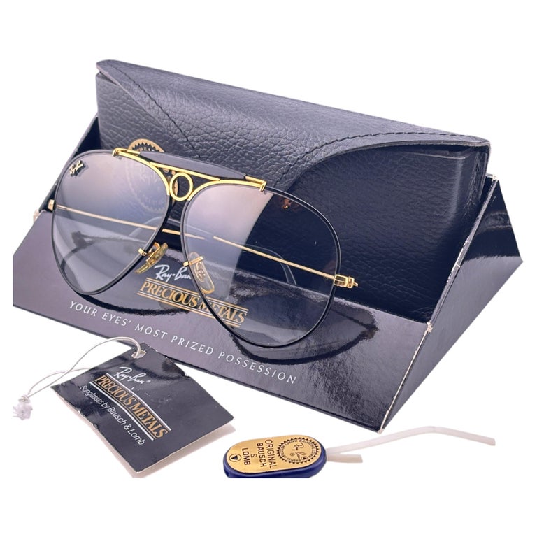 Vintage Ray Ban Precious Metals 24K Gold and Black Shooter  display picture 2