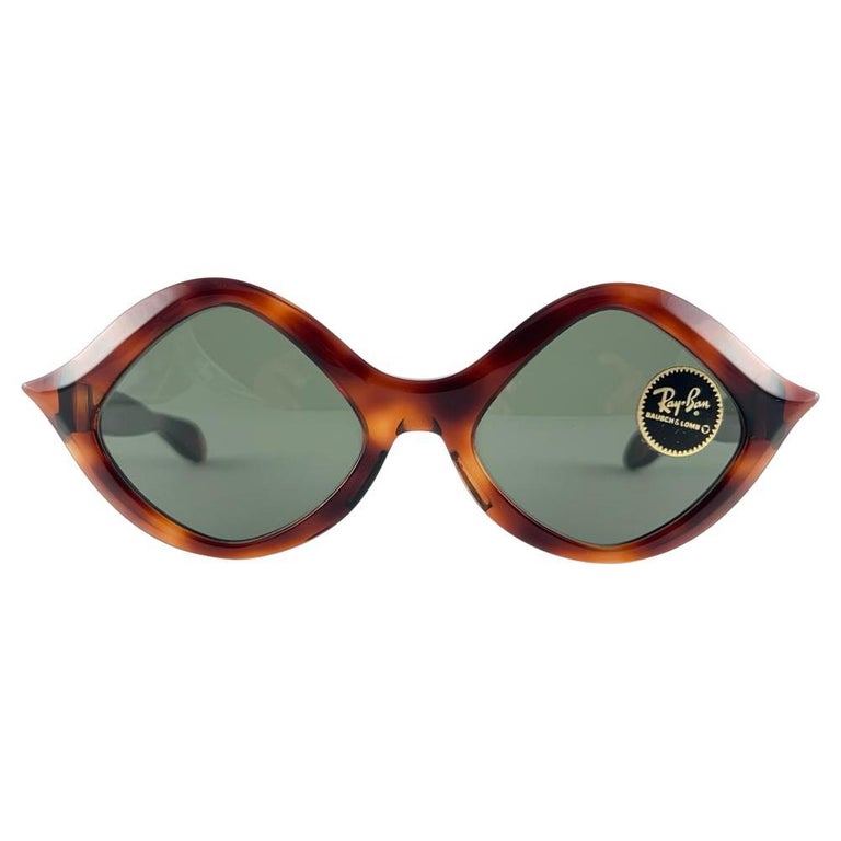 VINTAGE Ray-Ban Tortoise Shell Sunglasses with G-15 Lenses s-l400.jpg main image 3