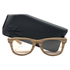 Vintage Ray Ban The Wayfarer Woodies Driftwood Edition Collector USA  Sunglasses