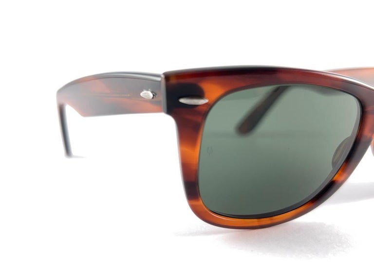Vintage ray ban wayfarer tortoise discount shell