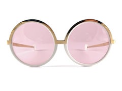 Vintage Ray B&L Gibby Pearl Gold Gradient Lenses Sunglasses 70'S Made In Usa