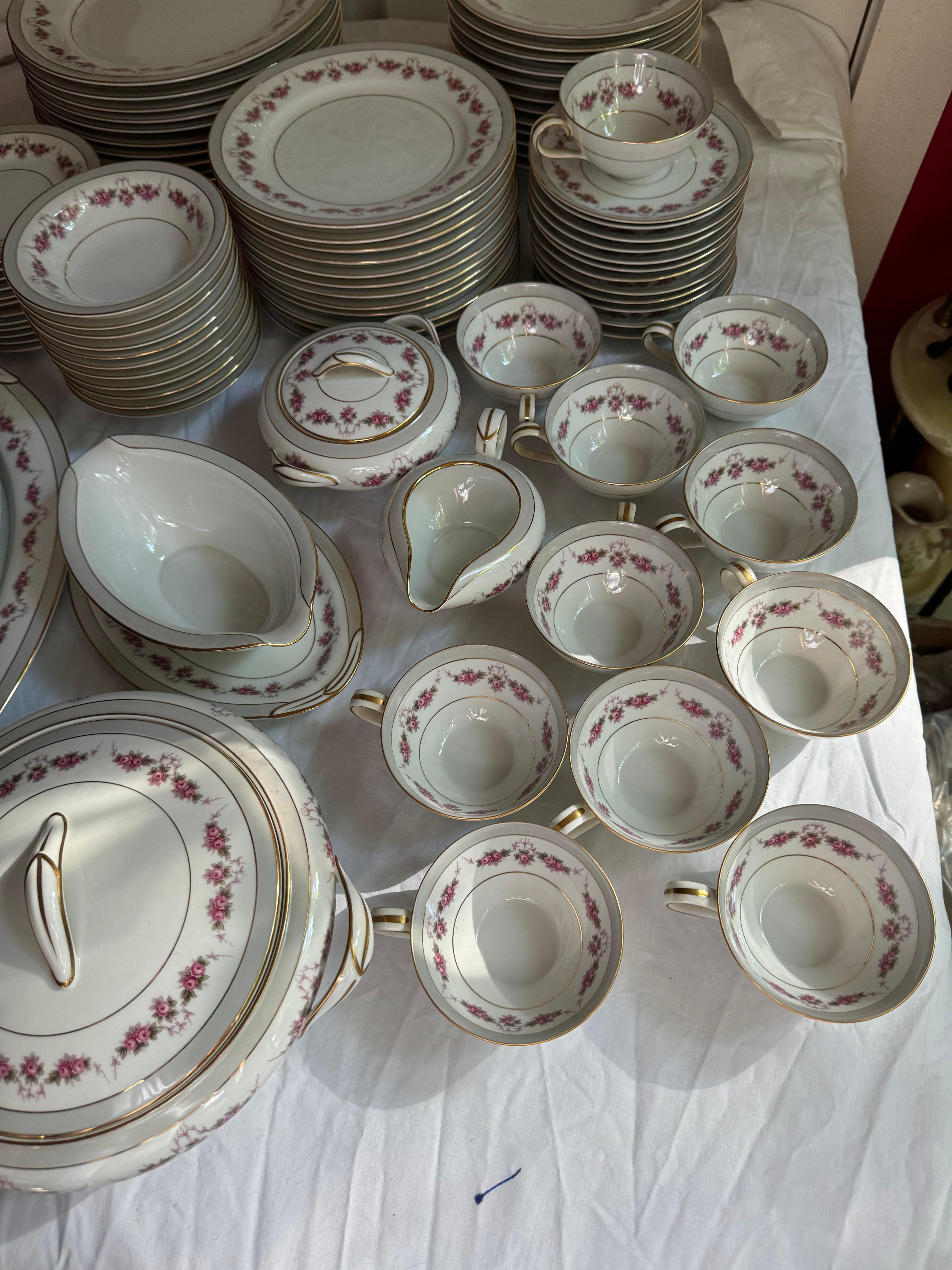 Ensemble de 12 pièces vintage Rc Royal Crockery par Noritake China en vente 4