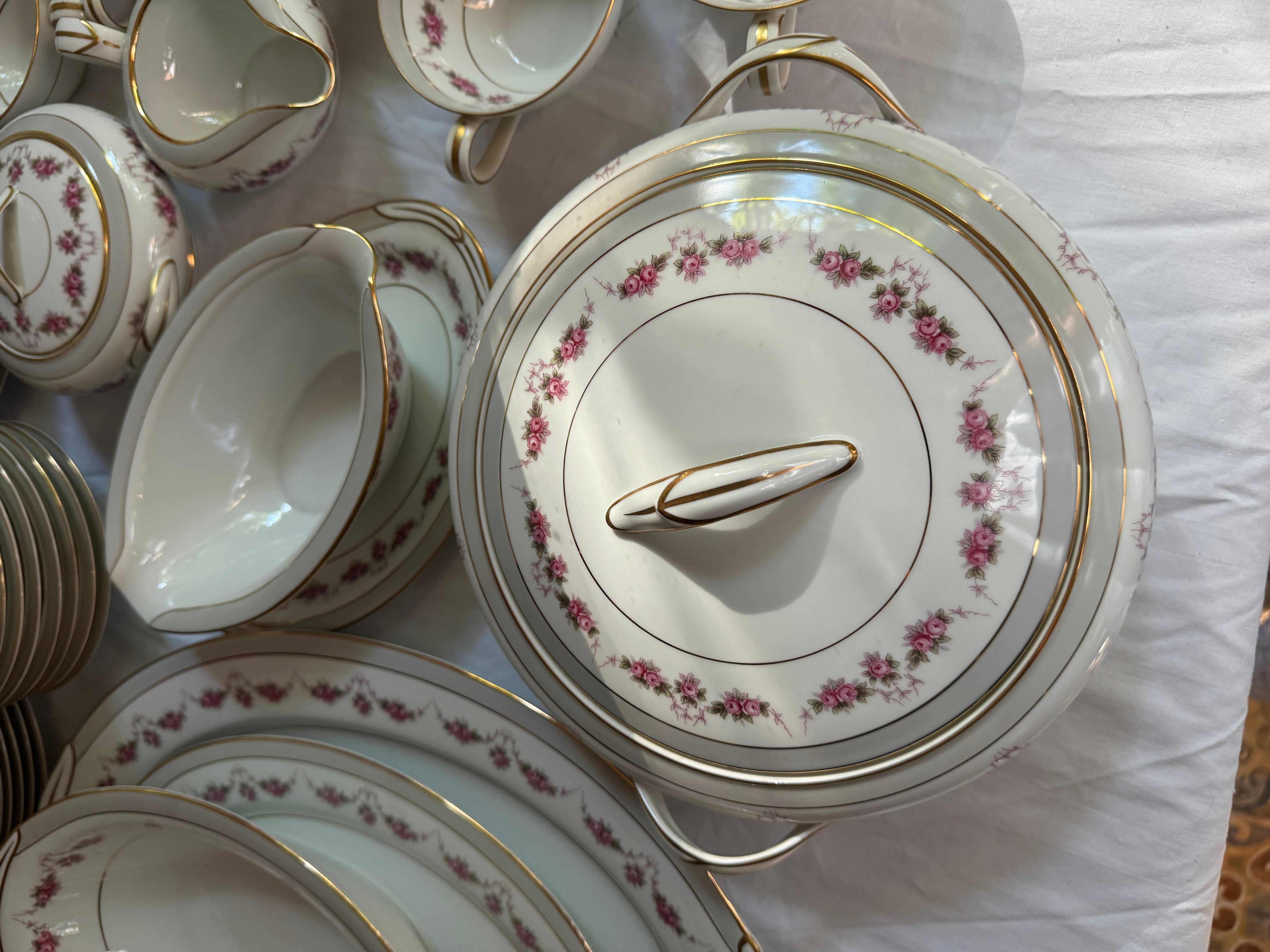 Ensemble de 12 pièces vintage Rc Royal Crockery par Noritake China en vente 5