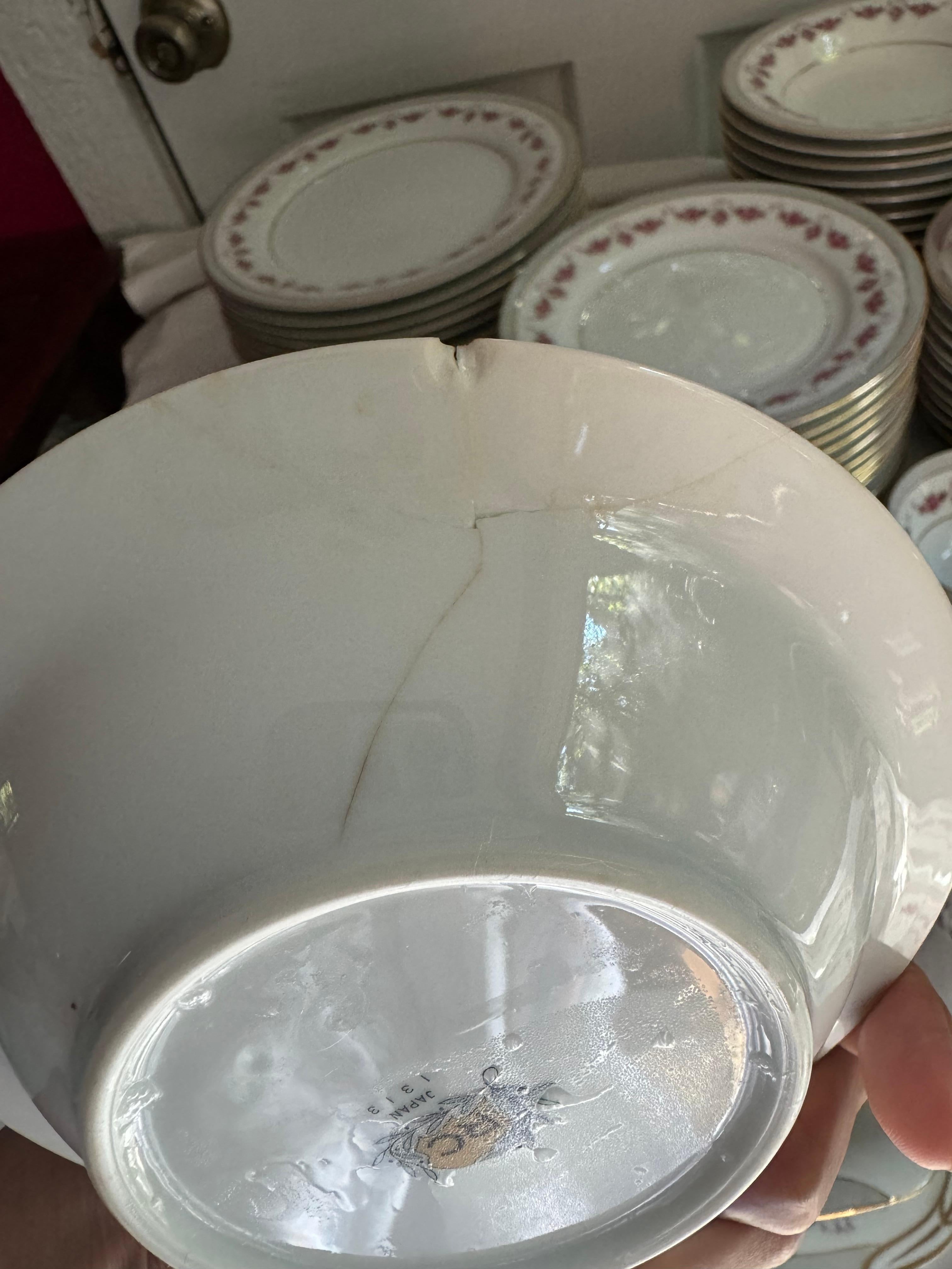 Ensemble de 12 pièces vintage Rc Royal Crockery par Noritake China en vente 10