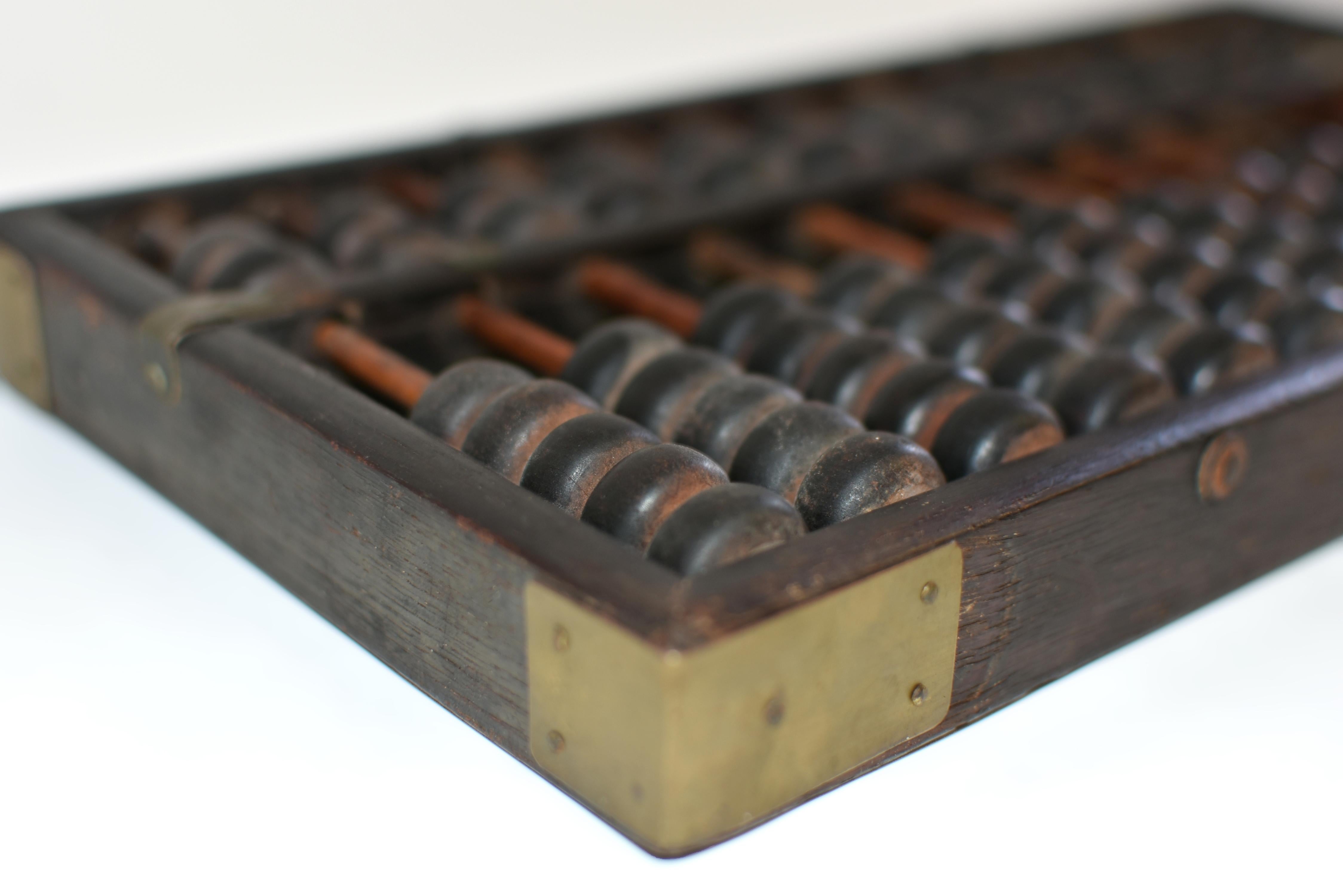 Métal Abacus chinois authentique en vente