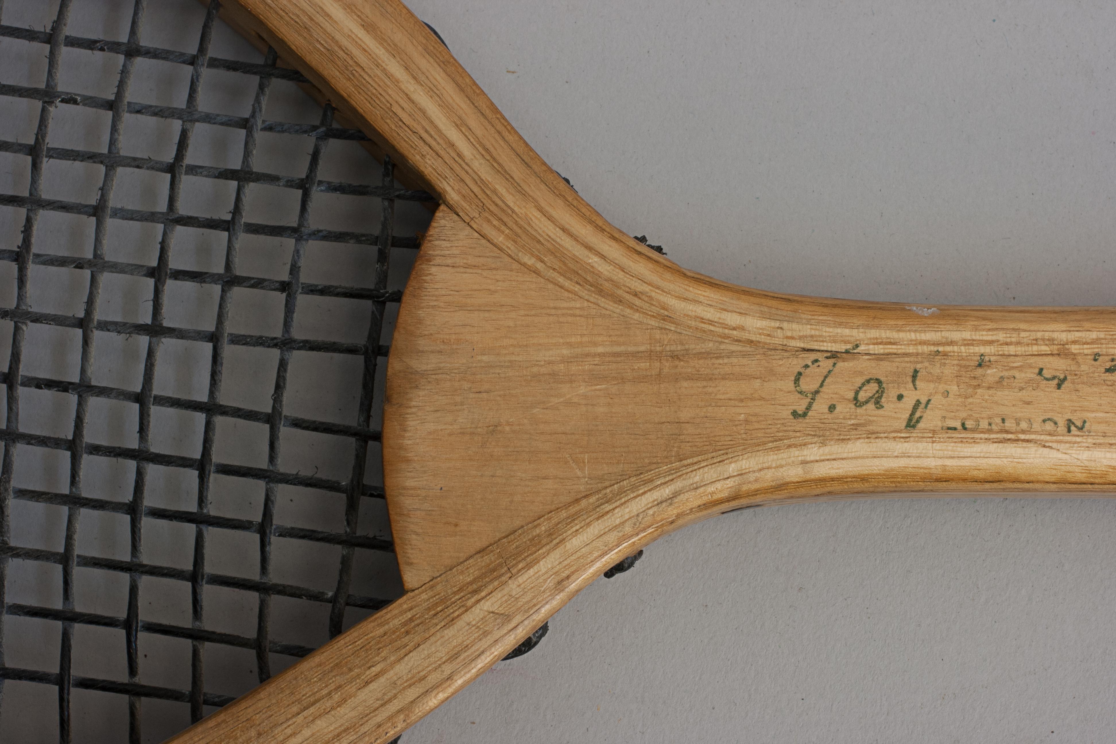 Ash Vintage Real Tennis Racket