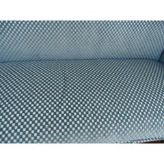Vintage Recamier Sofa Upholstered in Clarence House Velvet