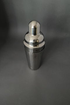 Vintage Recipe / menu cocktail shaker 1950s