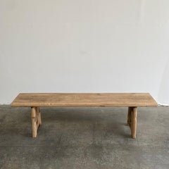 Vintage Reclaimed Ulme Holz Breite Sitzbank