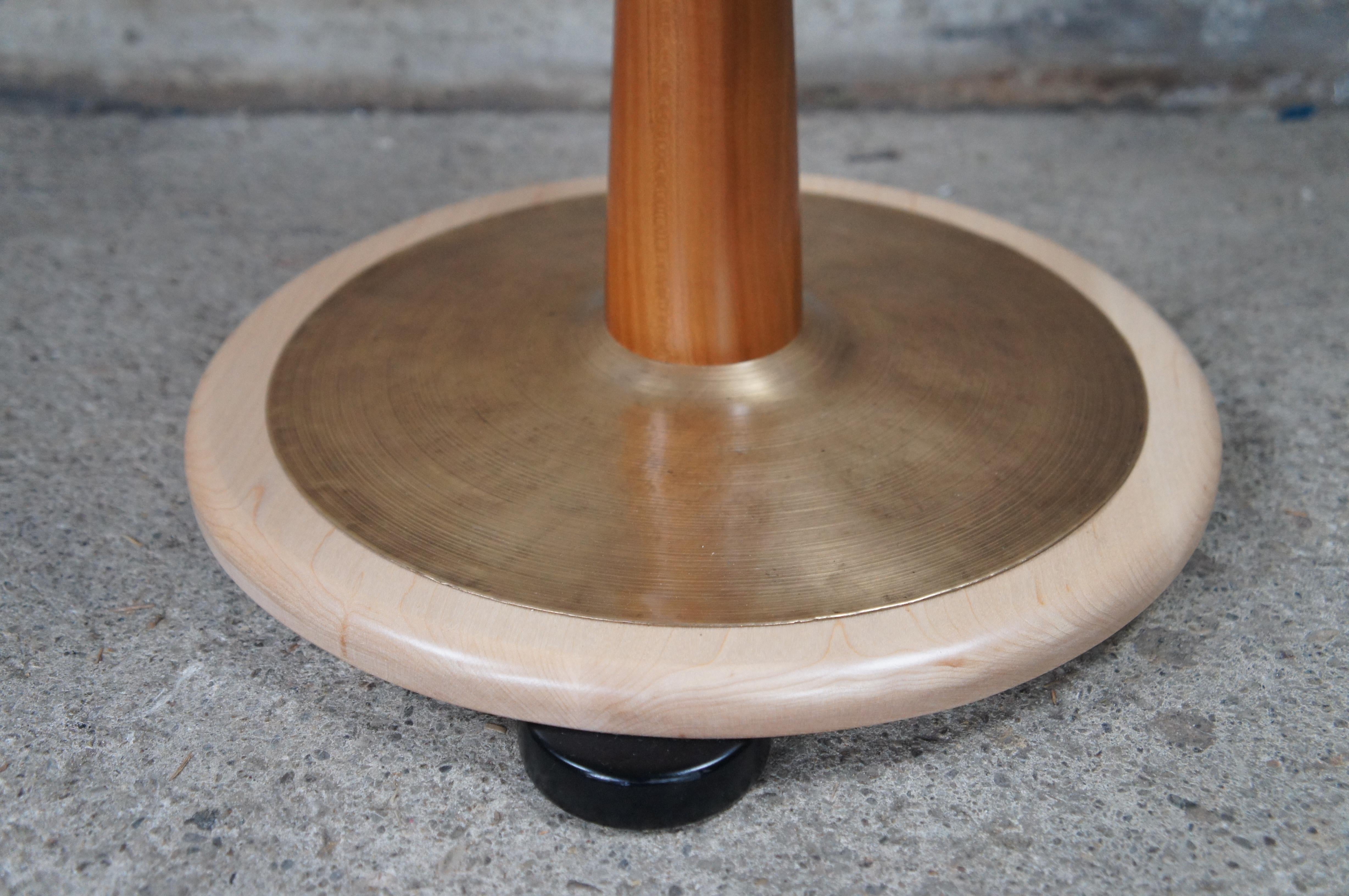 Vintage Reclaimed Ludwig Drum Cymbal Musical Instrument Side Table 25
