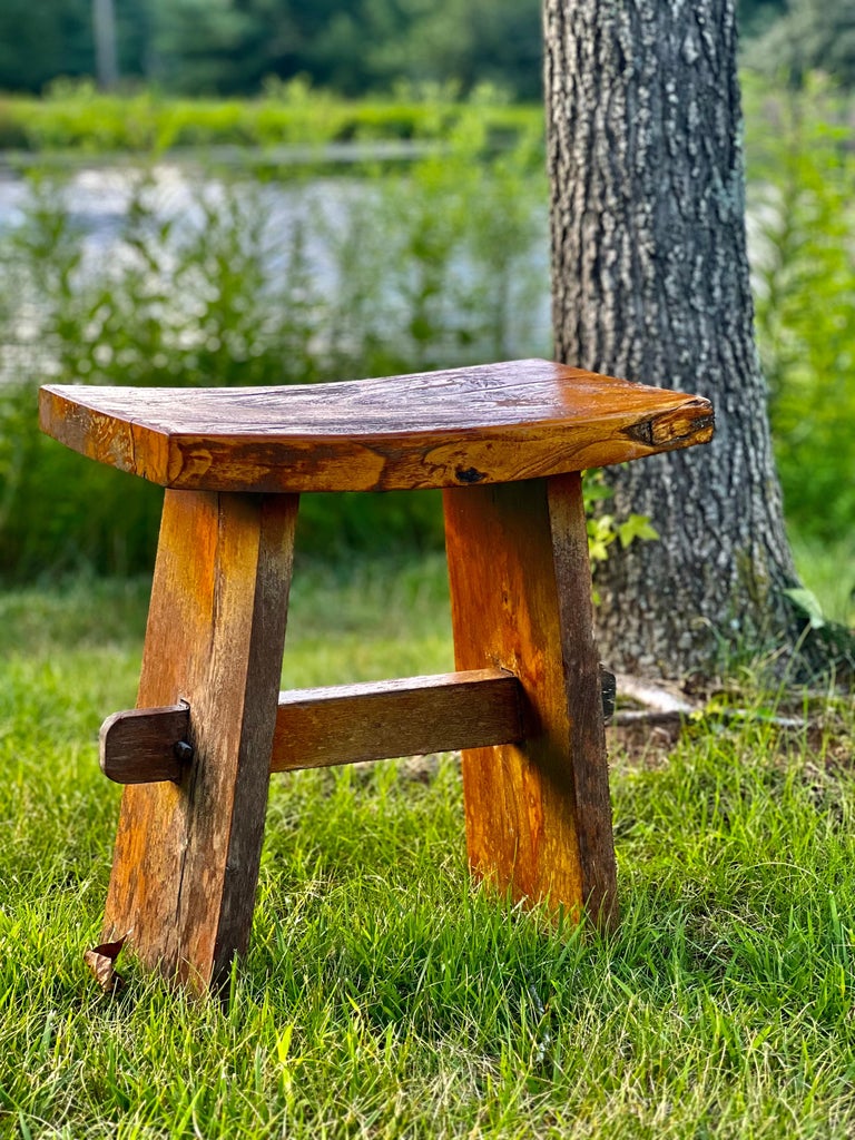 Wooden garden stools discount