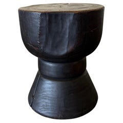Vintage Reclaimed Walnut Side Table
