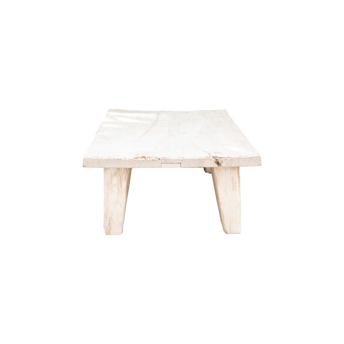 Vintage Reclaimed Wood Coffee Table

Solid teak is reclaimed and repurposed into an organic work of functional art. The piece expresses its character with various unique features, nooks and crannies.   

Dimensions: 49
