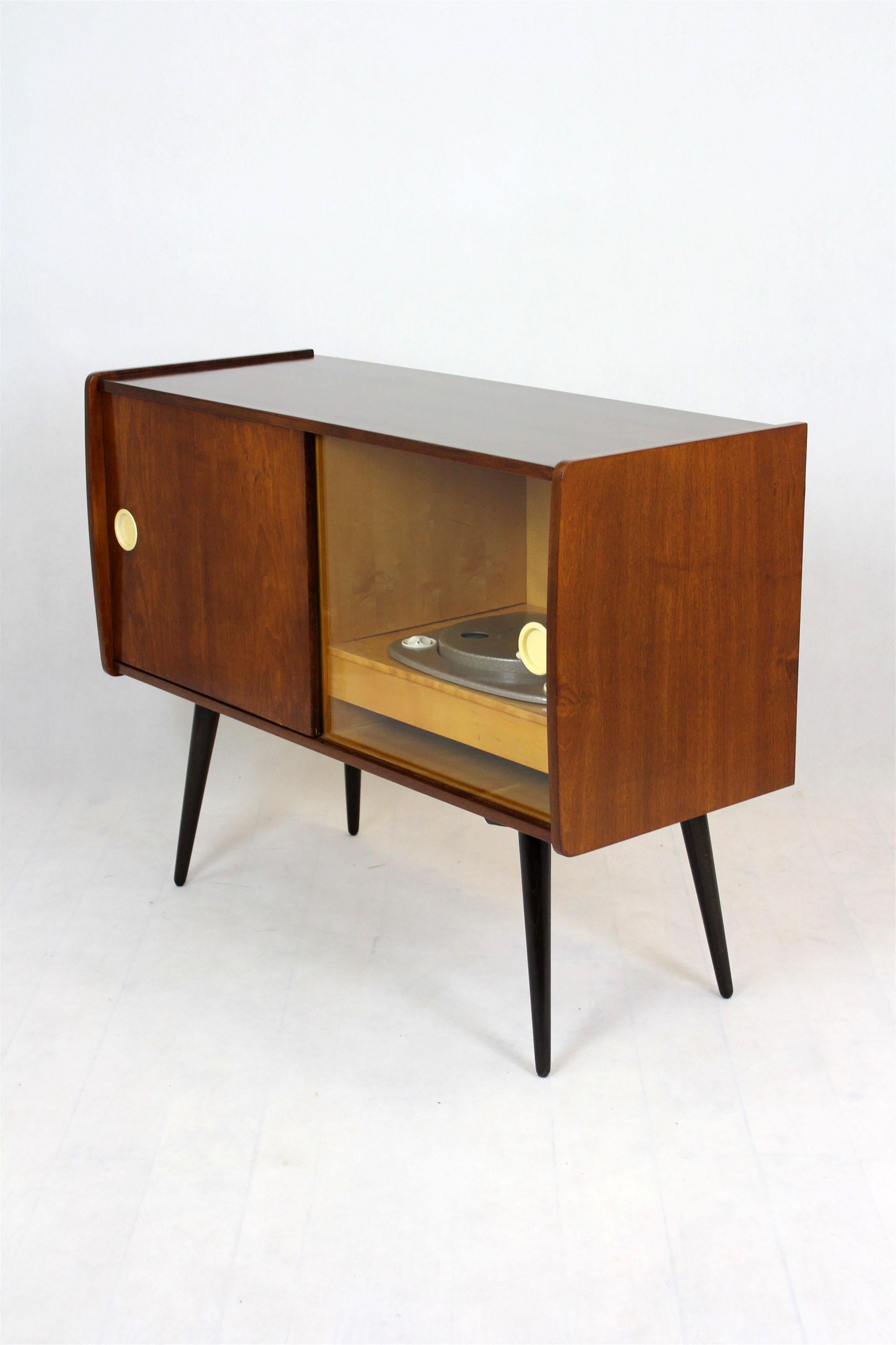Vintage Record Cabinet from Supraphon, 1959 For Sale 6