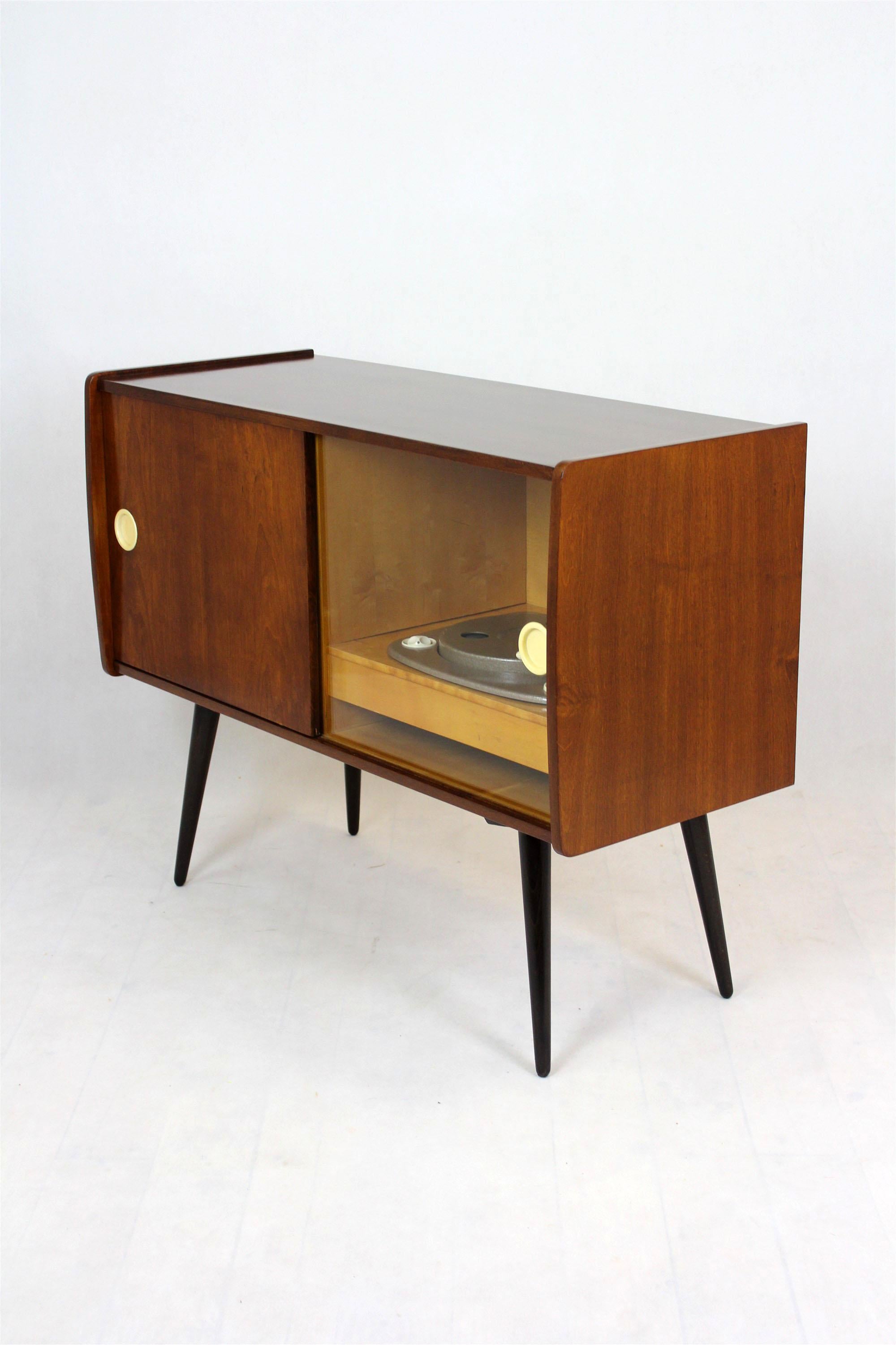 Cabinet per dischi vintage di Supraphon, 1959 in vendita 9