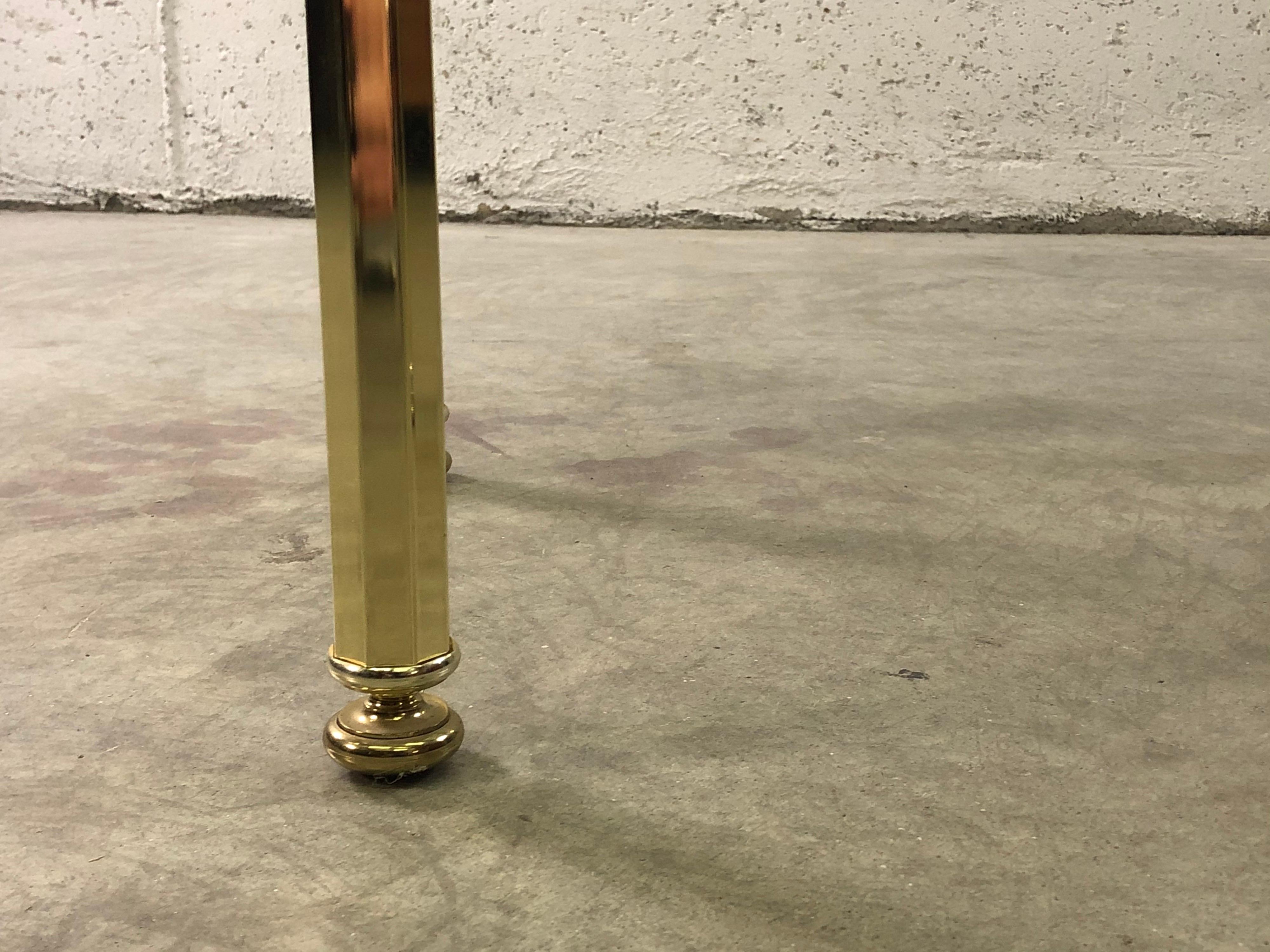 brass side table rectangle