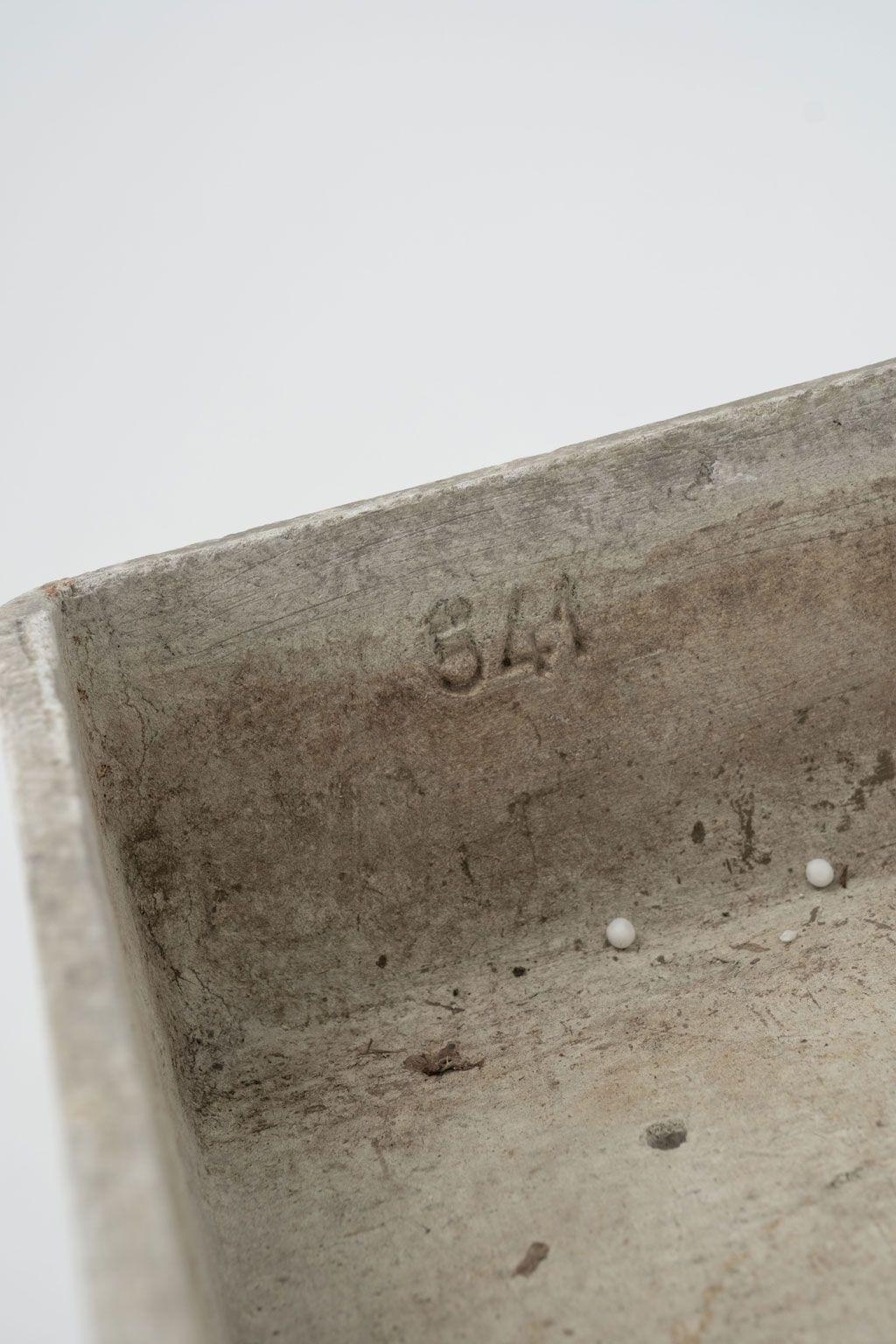 Vintage Rectangular Cement Tray For Sale 2