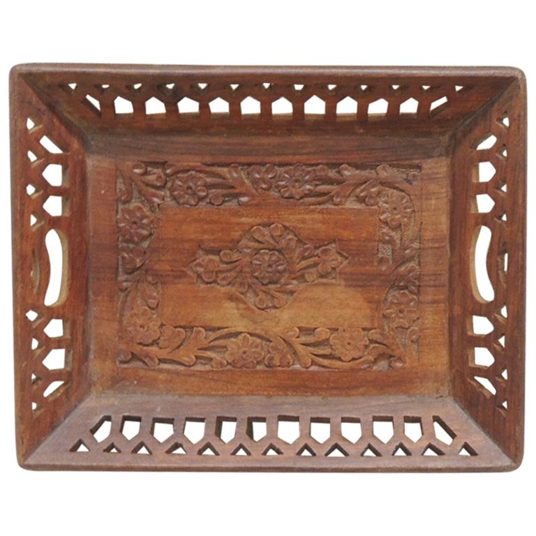 decorative wood tray