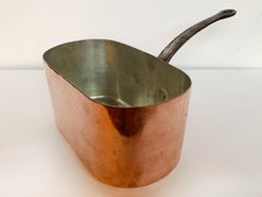 Vintage Rectangular French Copper Pot # 2