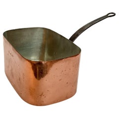 Vintage Rectangular French Copper Pot # 1