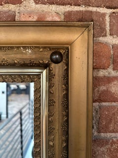 Vintage Rectangular Gilt Mirror