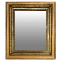 Vintage Rectangular Gilt Mirror
