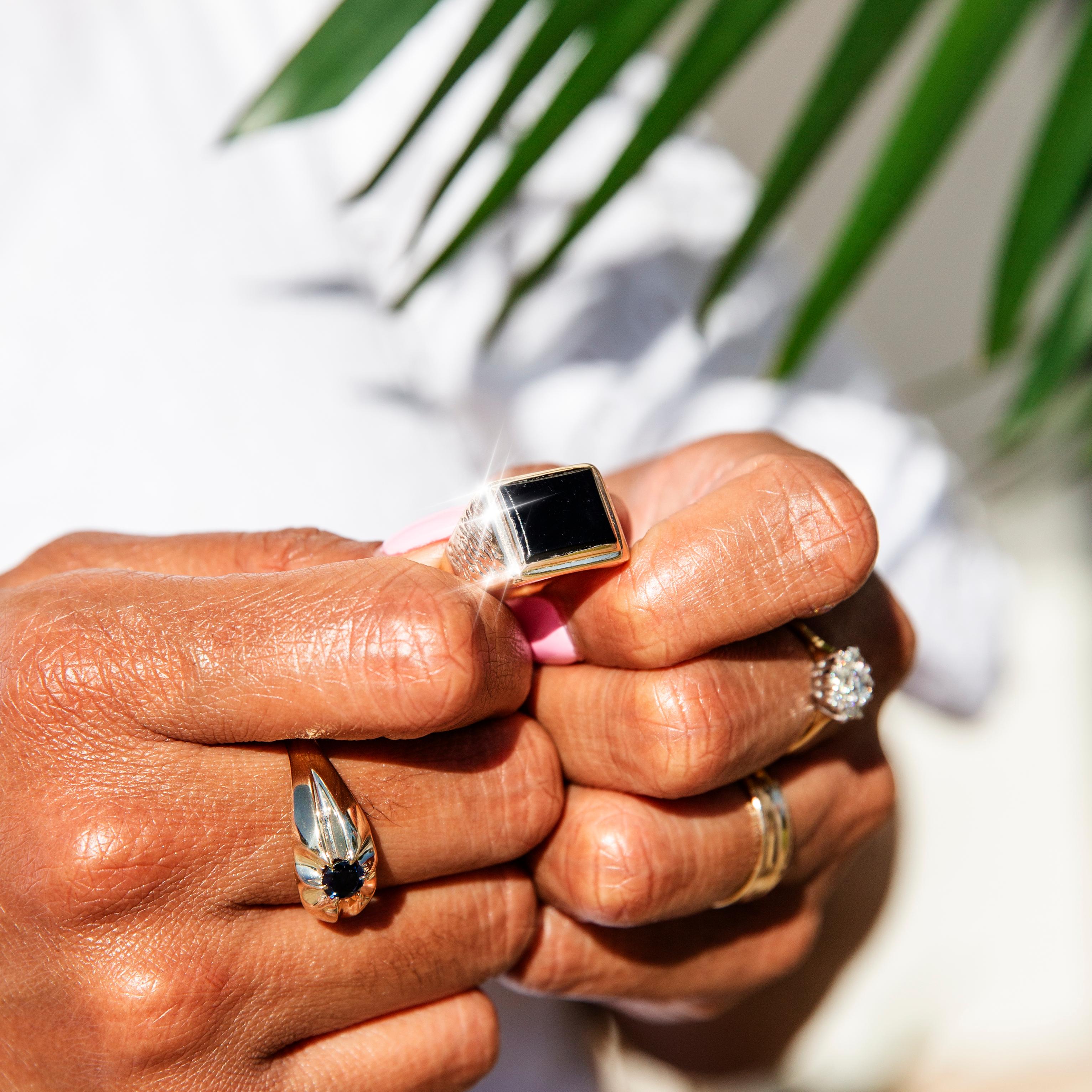 vintage mens rings