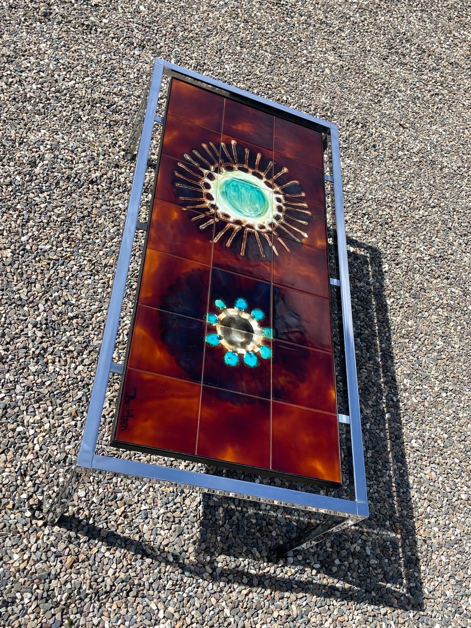 stained glass coffee table