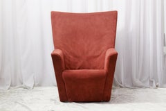 Fauteuil rouge vintage « Armilla Revolving » de Burkhard Voghterr pour Arflex, années 1990