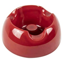 Vintage Red Ashtray, 1970s