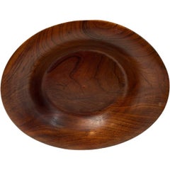 Vintage Red Cedar Handmade Wooden Serving Bowl/Fruit Bowl/Salad Bowl ~ 14”