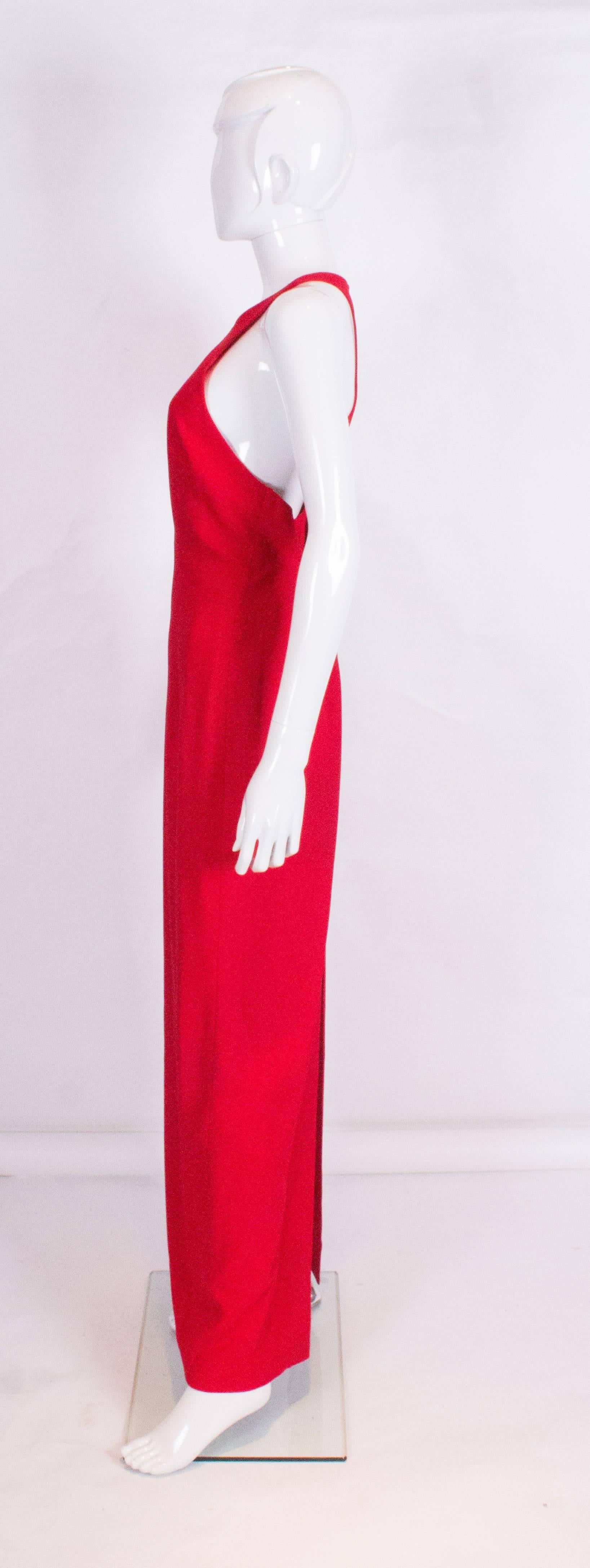 red column dress