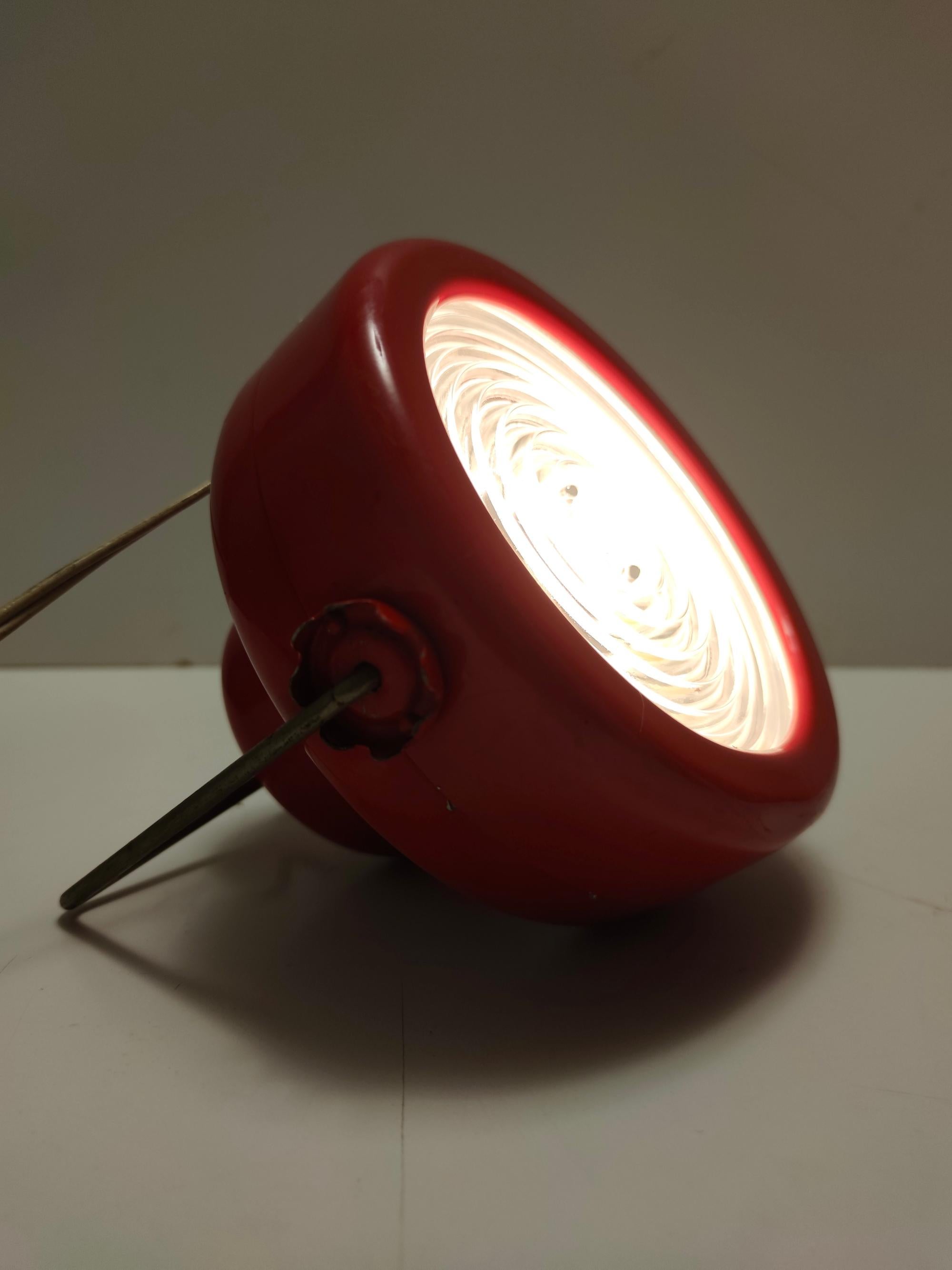 Minimalist Vintage Red Desk Lamps 